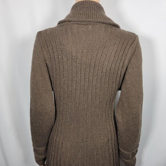 Berretti Women's Made in Italy Wool Blend Long Open Boho Sweater Size Medium - Picture 15 of 16